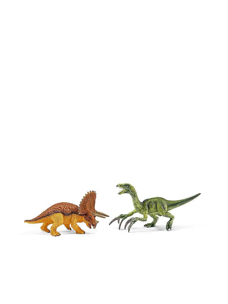 SCHLEICH Triceratops Und Therizinosaurus Klein "Dinosaurs" 42217 Keine ...