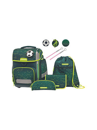 SCHNEIDERS | Schultaschen Set Ergolite 9tlg  Green Soccer 