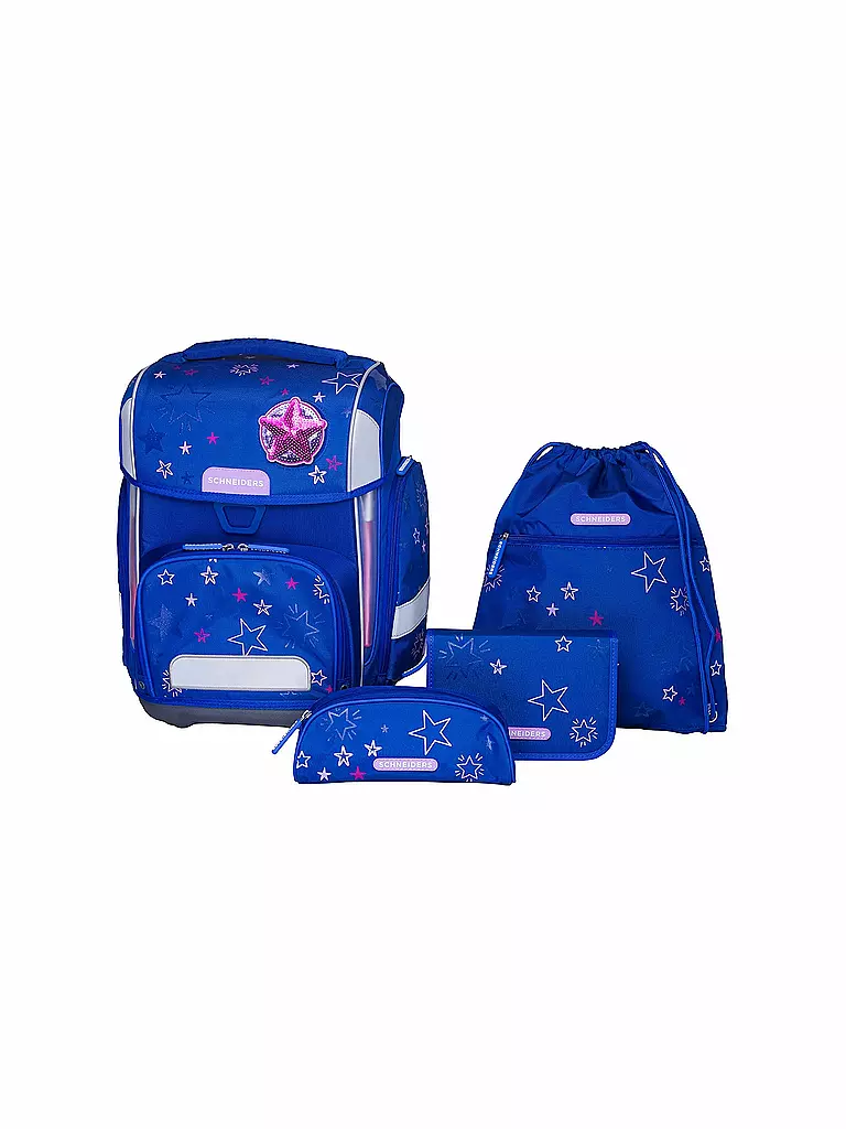 SCHNEIDERS | Schultaschen Set Ergolite 9tlg Shooting Star | blau