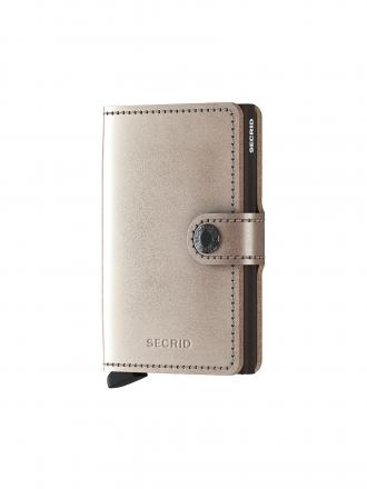 SECRID | Geldbörse - Miniwallet Metallic Mini Champagner/Brown