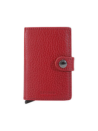 SECRID | Geldbörse - Miniwallet Vegetable Tanned Rosso/Bordeaux