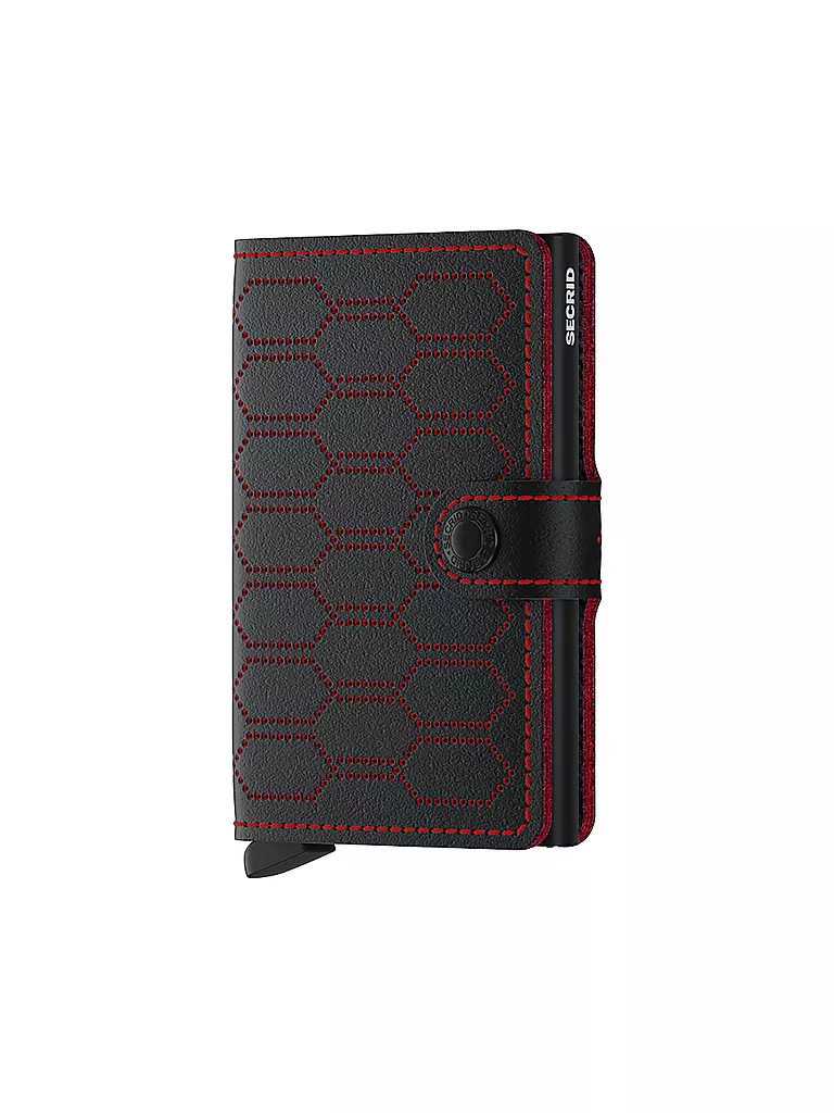 SECRID | Geldbörse - Miniwallet Fuel Perforated Black Red | schwarz