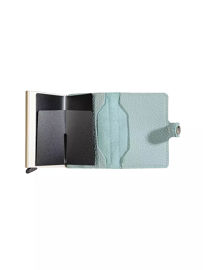 SECRID | Geldbörse - Miniwallet PEBBLE MINI sea green | beige