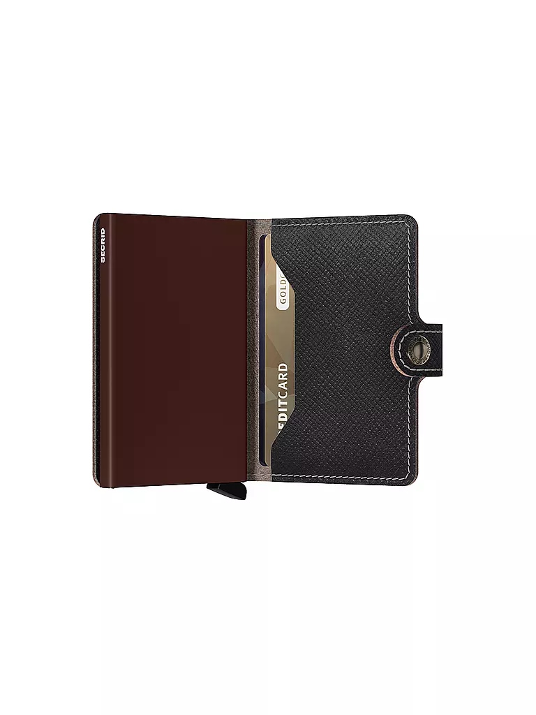 SECRID | Geldbörse - Miniwallet Saffiano Brown | camel