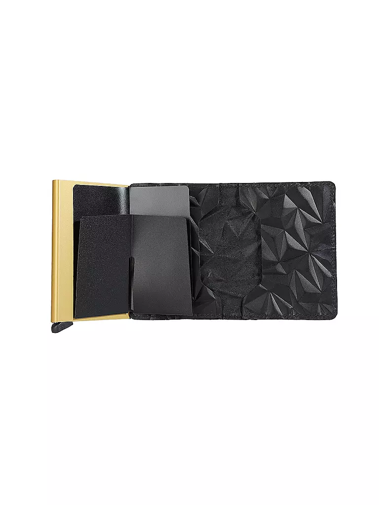 SECRID | Geldbörse - Slimwallet black gold | schwarz