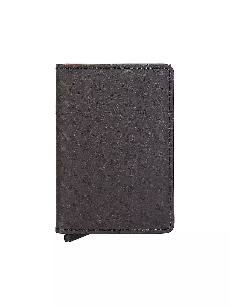 SECRID | Geldbörse - Slimwallet OPTICAL brown & orange | braun