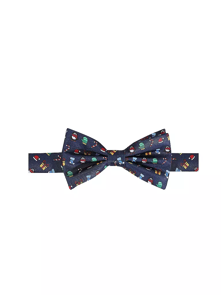 SEIDENFALTER | Set Fliege und Stecktuch PRINCE BOWTIE | dunkelblau