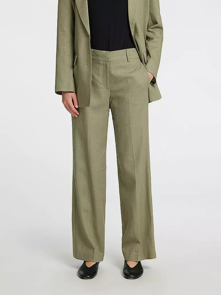 SELECTED FEMME | Leinenhose SLFTANIA-RITA | olive