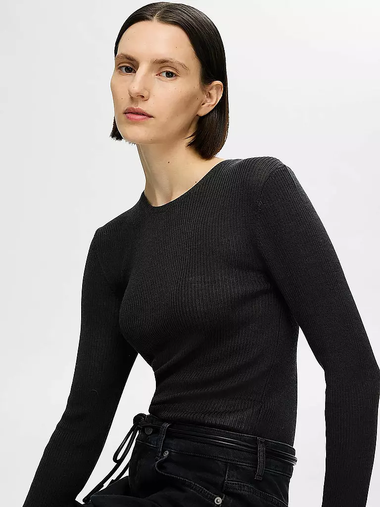 SELECTED FEMME | Pullover  SLFNAJA | schwarz