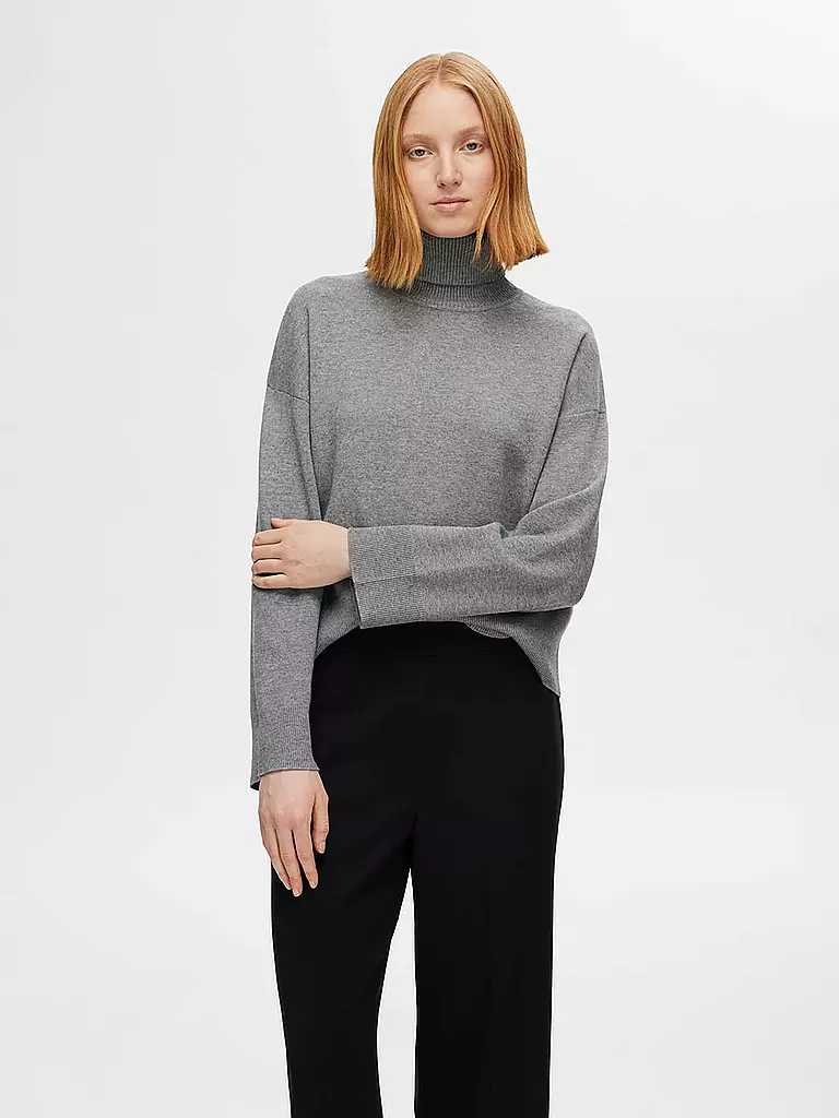 SELECTED FEMME | Rollkragenpullover  SLFKAMMA | grau