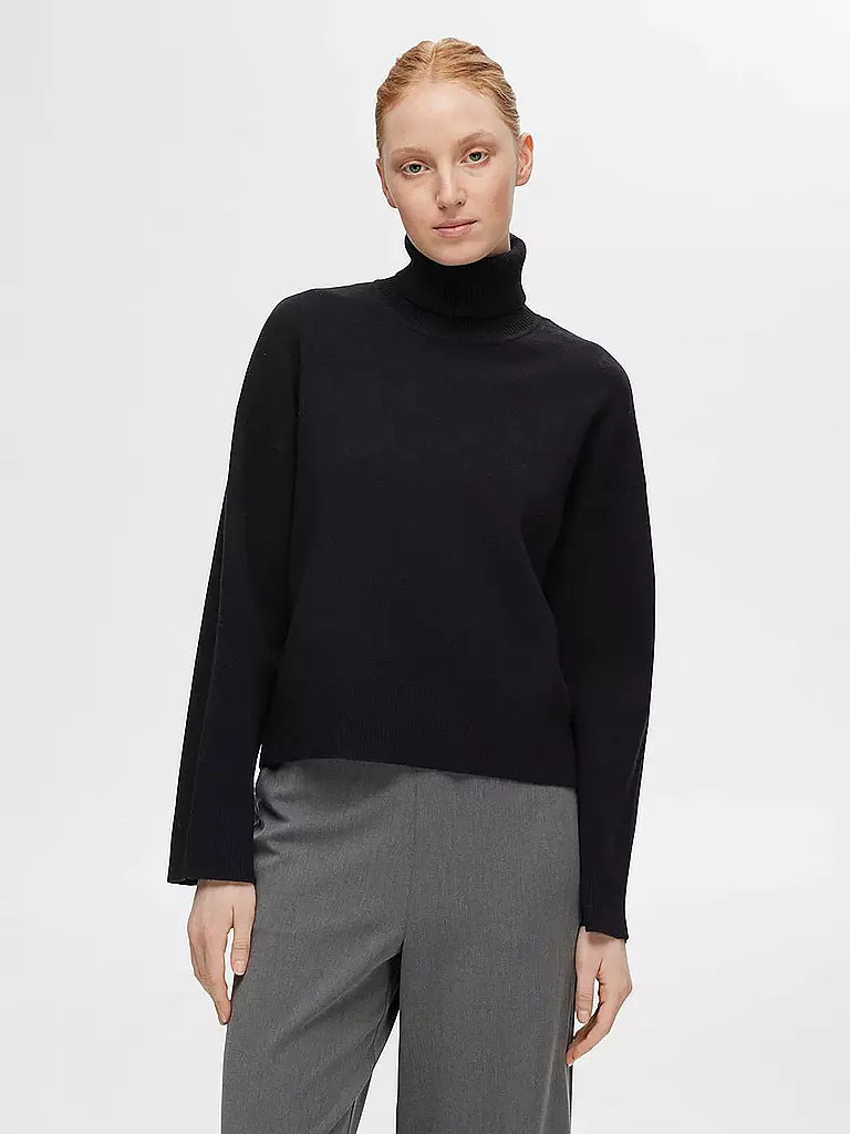 SELECTED FEMME | Rollkragenpullover  SLFKAMMA | schwarz