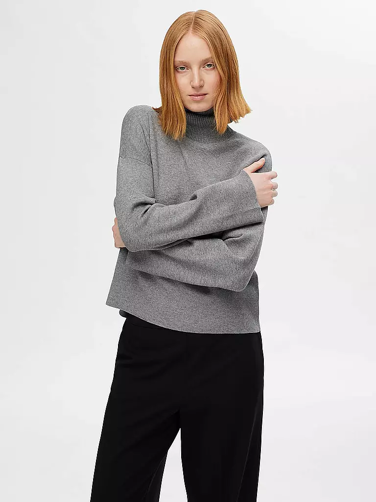 SELECTED FEMME | Rollkragenpullover  SLFKAMMA | grau