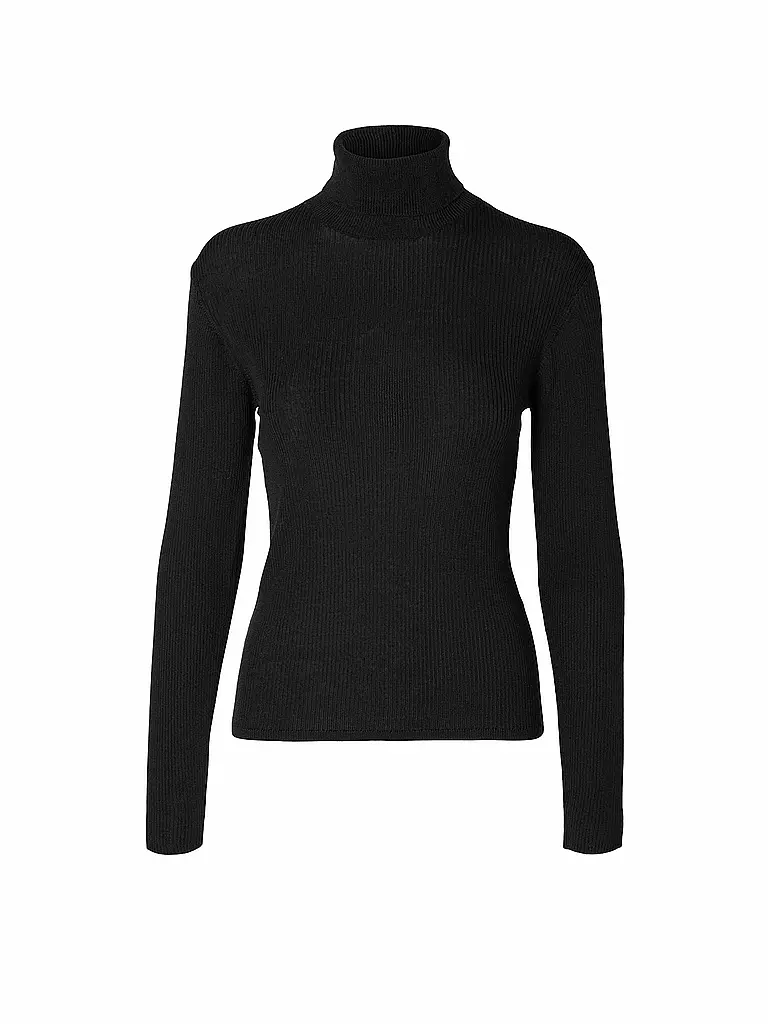 SELECTED FEMME | Rollkragenpullover SLFNAJA | schwarz