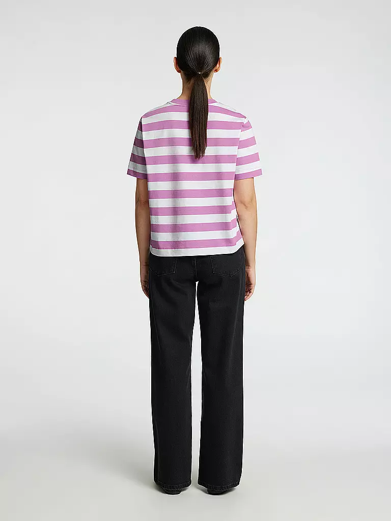 SELECTED FEMME | T-Shirt SLFESSENTIAL  | rosa