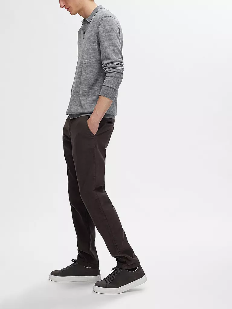 SELECTED | Chino Slim Fit SLH175 | braun