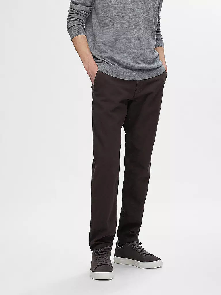 SELECTED | Chino Slim Fit SLH175 | braun