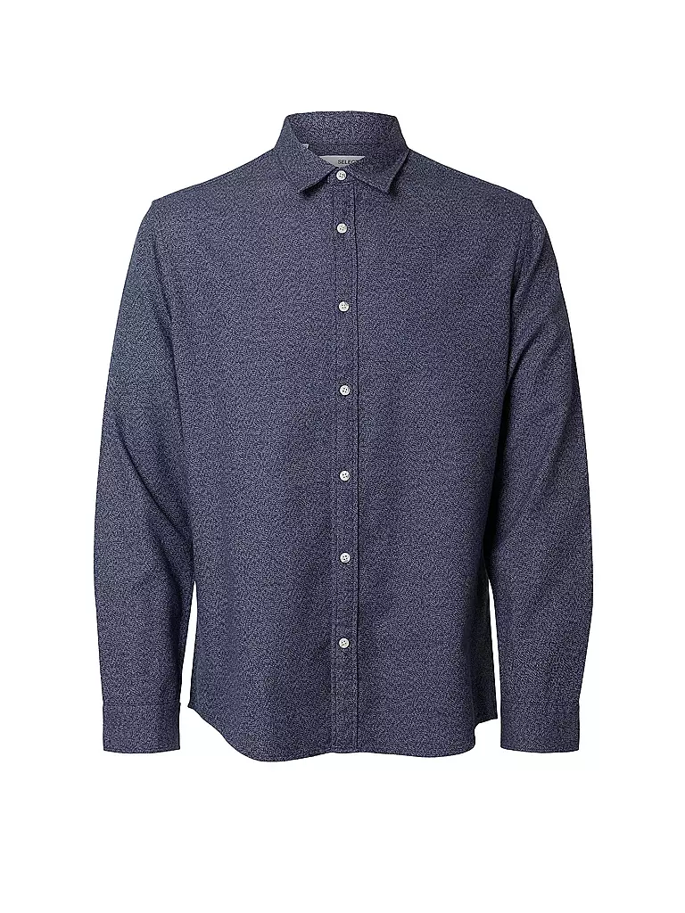 SELECTED | Flanellhemd SLHREG-OWEN | blau