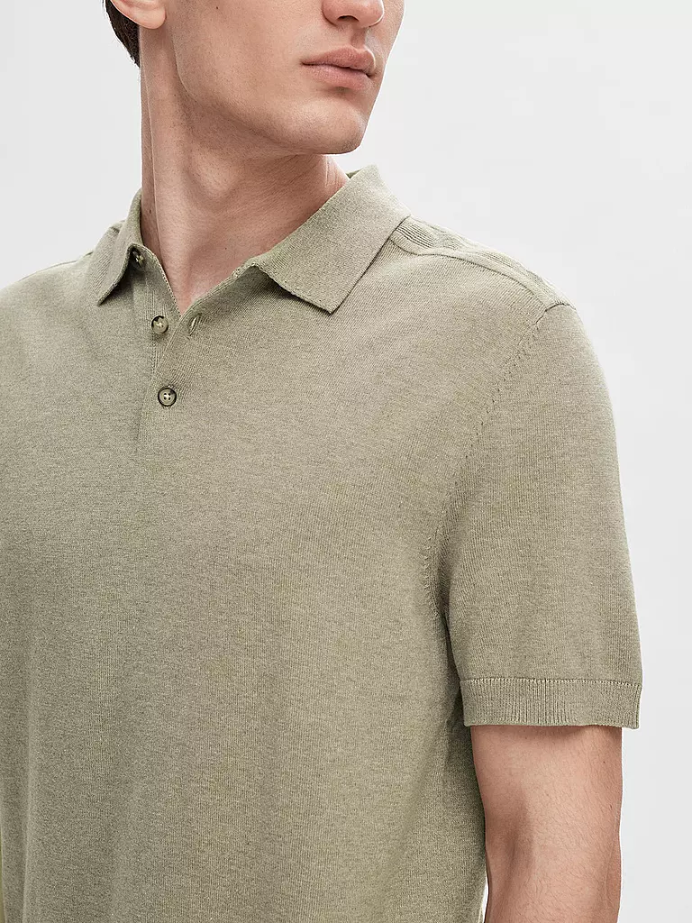 SELECTED | Poloshirt SLHBERG | hellgrün