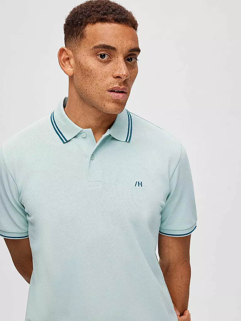 SELECTED | Poloshirt SLHDANTE  | grün