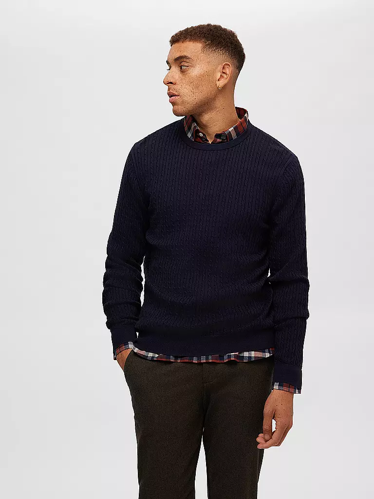 SELECTED | Pullover SLHBERG  | dunkelblau