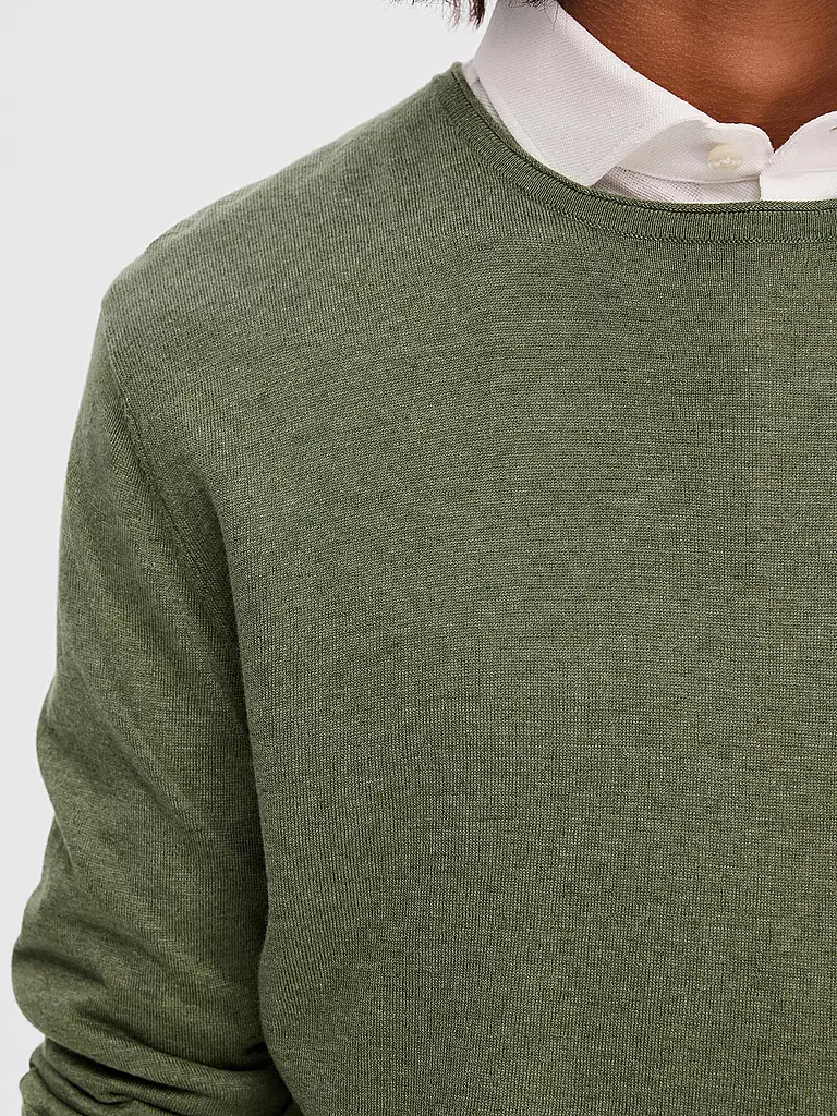 SELECTED | Pullover SLHROME | olive