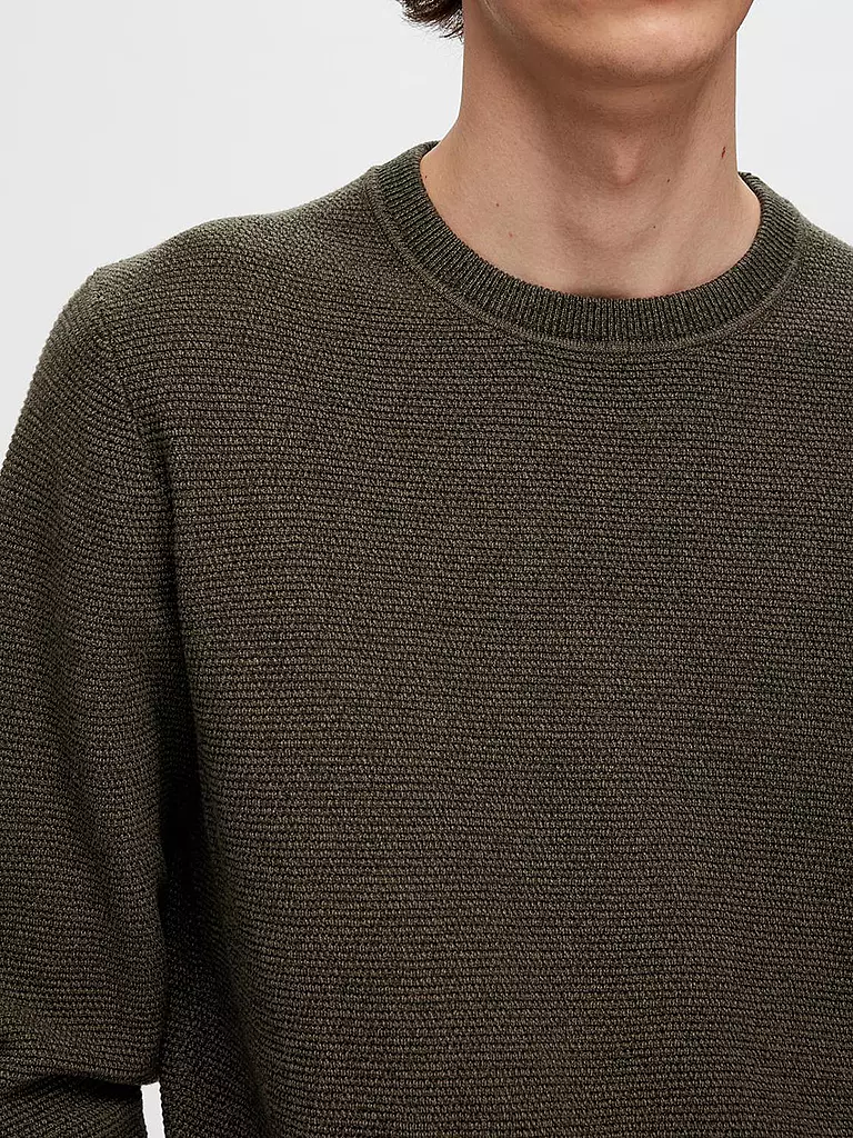 SELECTED | Pullover SLHROSS | olive