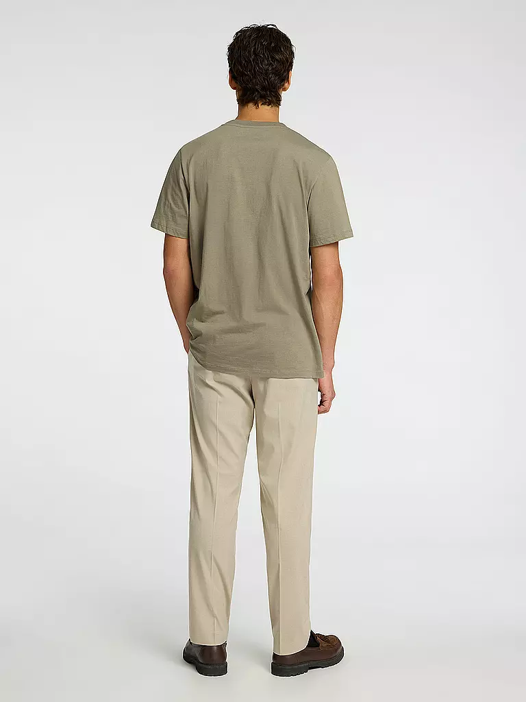 SELECTED | T-Shirt SLHASPEN | olive