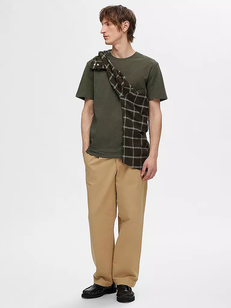 SELECTED | T-Shirt T-Shirt SLHASPEN | olive