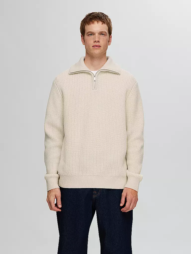 SELECTED | Troyer Pullover SLHLAND | creme