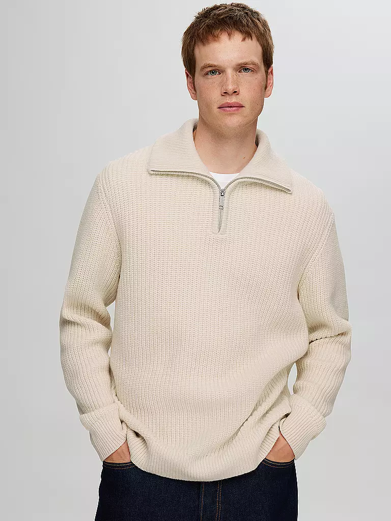 SELECTED | Troyer Pullover SLHLAND | creme