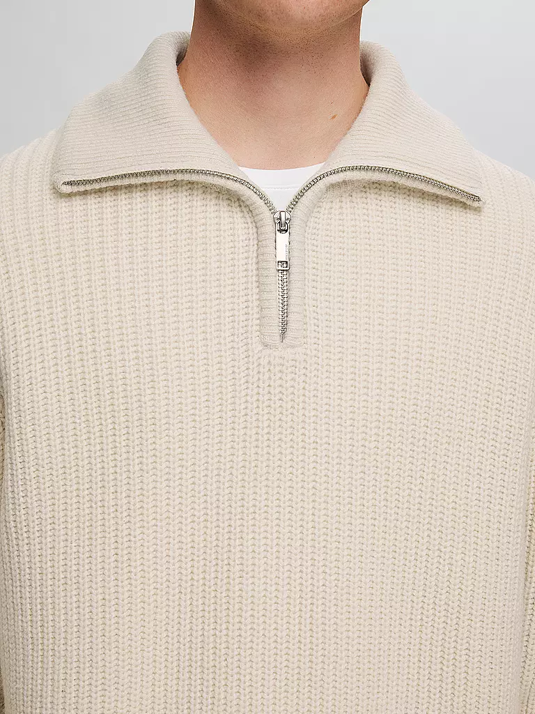 SELECTED | Troyer Pullover SLHLAND | creme