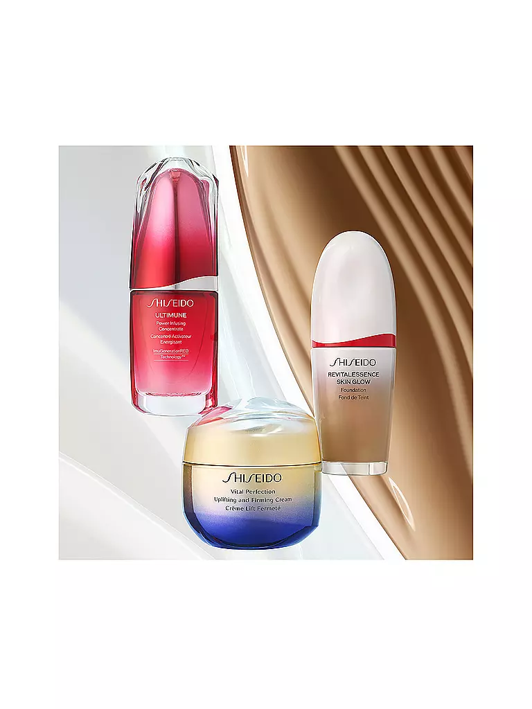 SHISEIDO | REVITALESSENCE Skin Glow Foundation SPF30 PA+++ (240 Quartz) | hellbraun