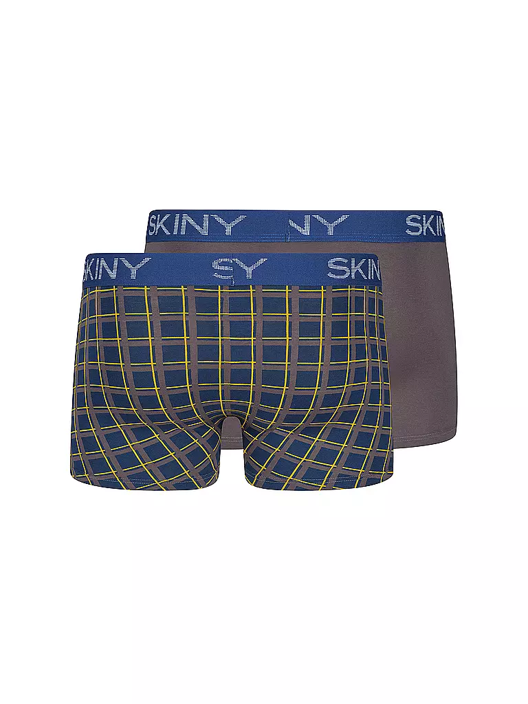 SKINY | Pant 2er Pkg. peacock check selection | dunkelrot