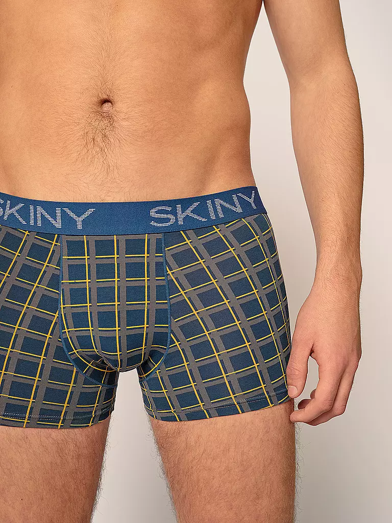 SKINY | Pant 2er Pkg. peacock check selection | dunkelrot