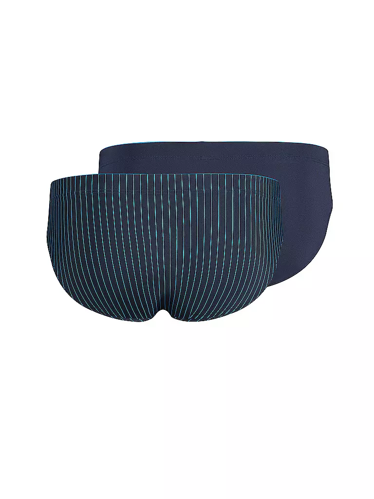 SKINY | Slip 2er Pkg. blue jewel stripes | blau