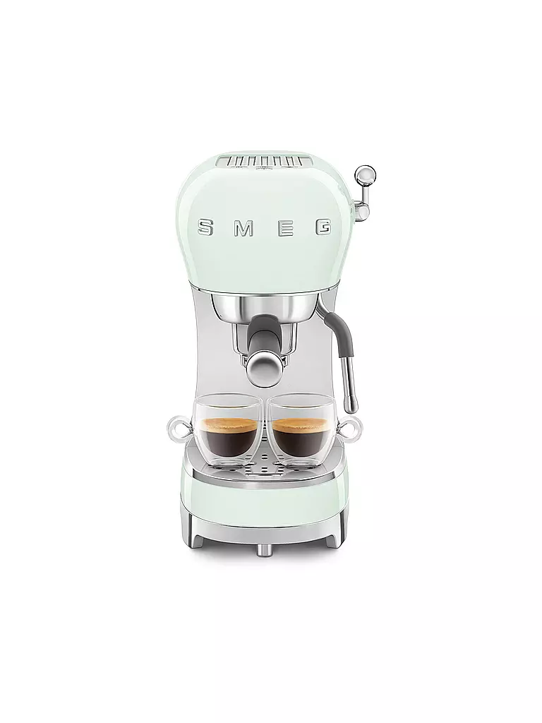 SMEG | Espresso-Kaffeemaschine 50s Retro Style Pastellgruen ECF02PGEU | hellgrün