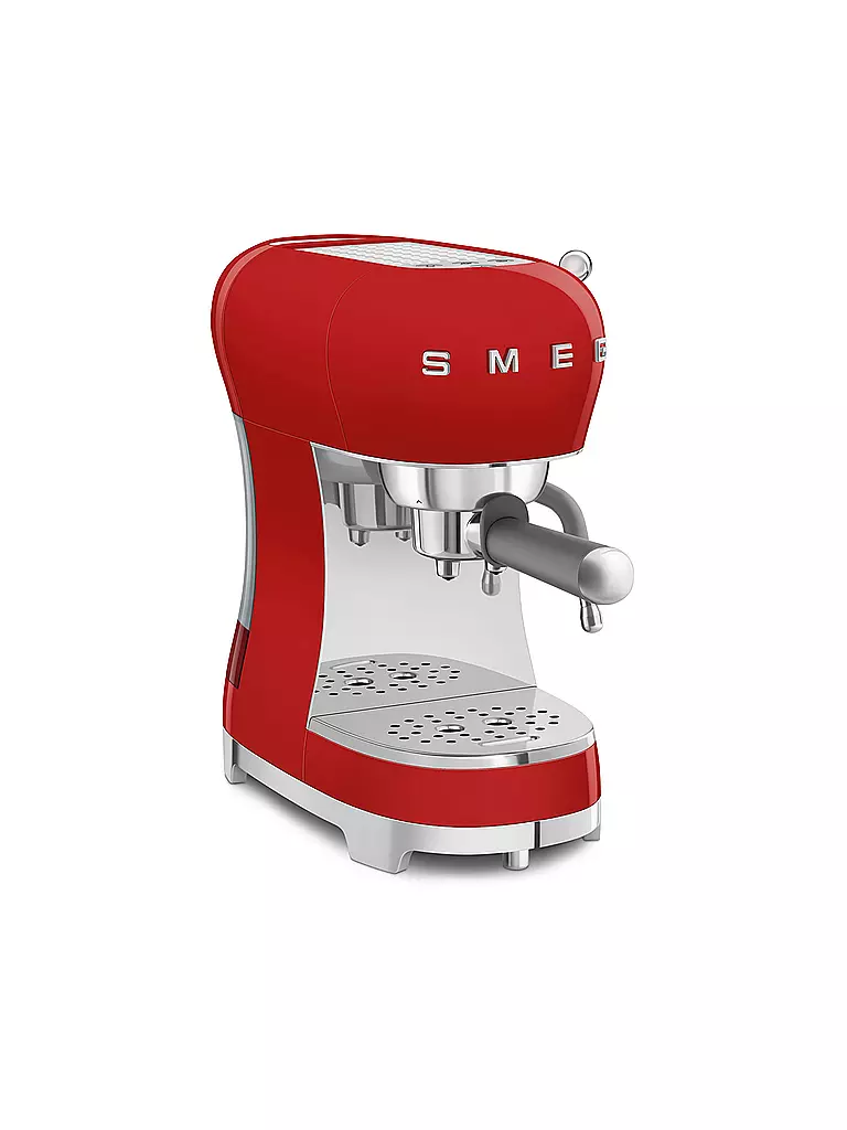 SMEG | Espresso-Kaffeemaschine 50s Retro Style Rot ECF02BLEU | hellgrün