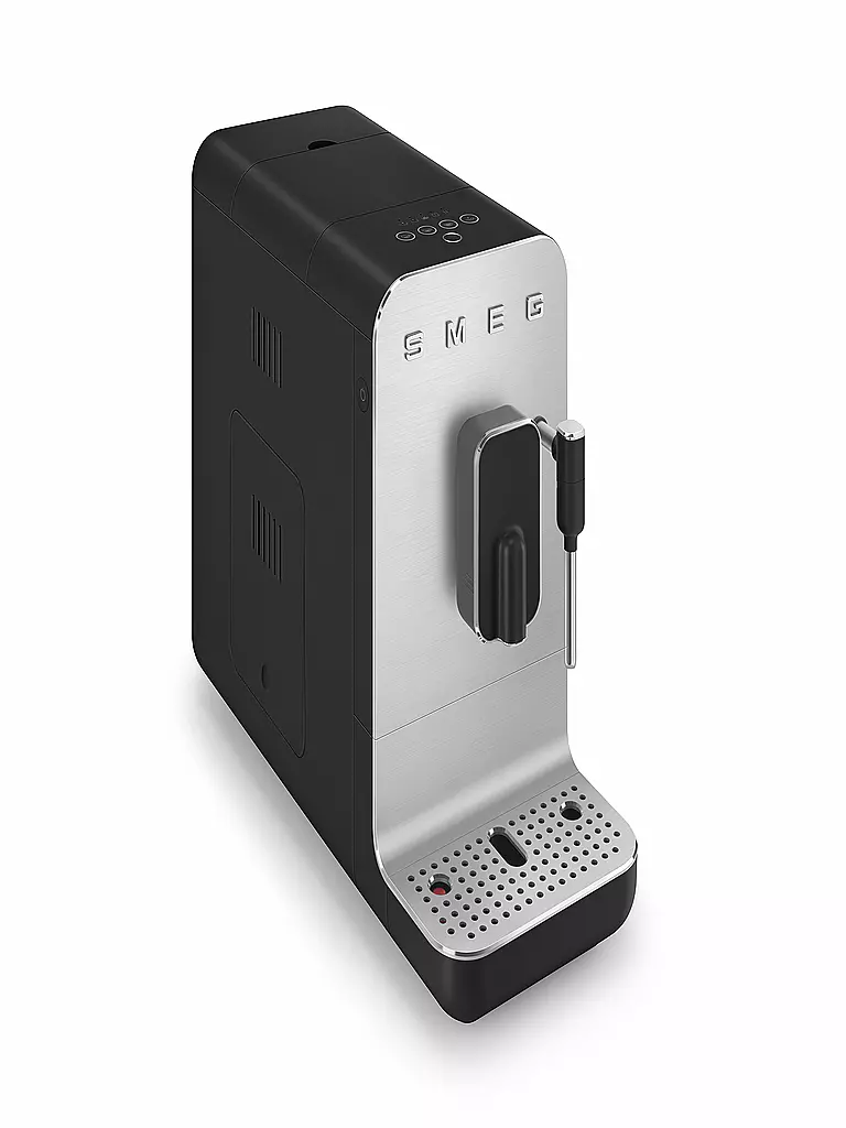 SMEG | Kaffeevollautomat COLLEZION BCC12BLMEU Schwarz/Matt | grün