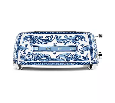 SMEG Toaster 2 Scheiben Dolce & Gabbana TSF01DGBEU Blu Mediterraeo