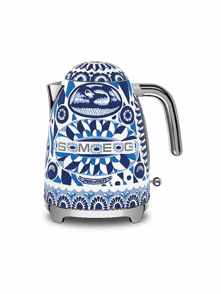 SMEG | Wasserkocher 1,7l Dolce & Gabbana KLF03DGBEU Blue Mediterraeo | blau