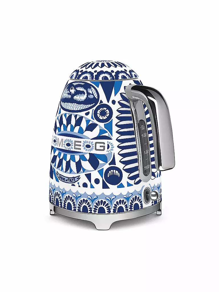 SMEG | Wasserkocher 1,7l Dolce & Gabbana KLF03DGBEU Blue Mediterraeo | blau