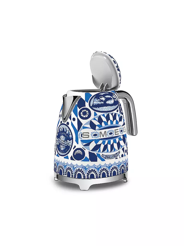 SMEG | Wasserkocher 1,7l Dolce & Gabbana KLF03DGBEU Blue Mediterraeo | blau