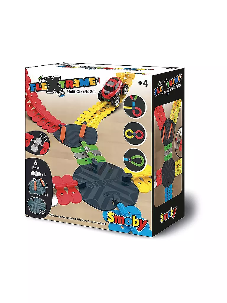 SMOBY | FleXtreme Multi-Rennstrecken Set Kreuzung und Weiche | keine Farbe