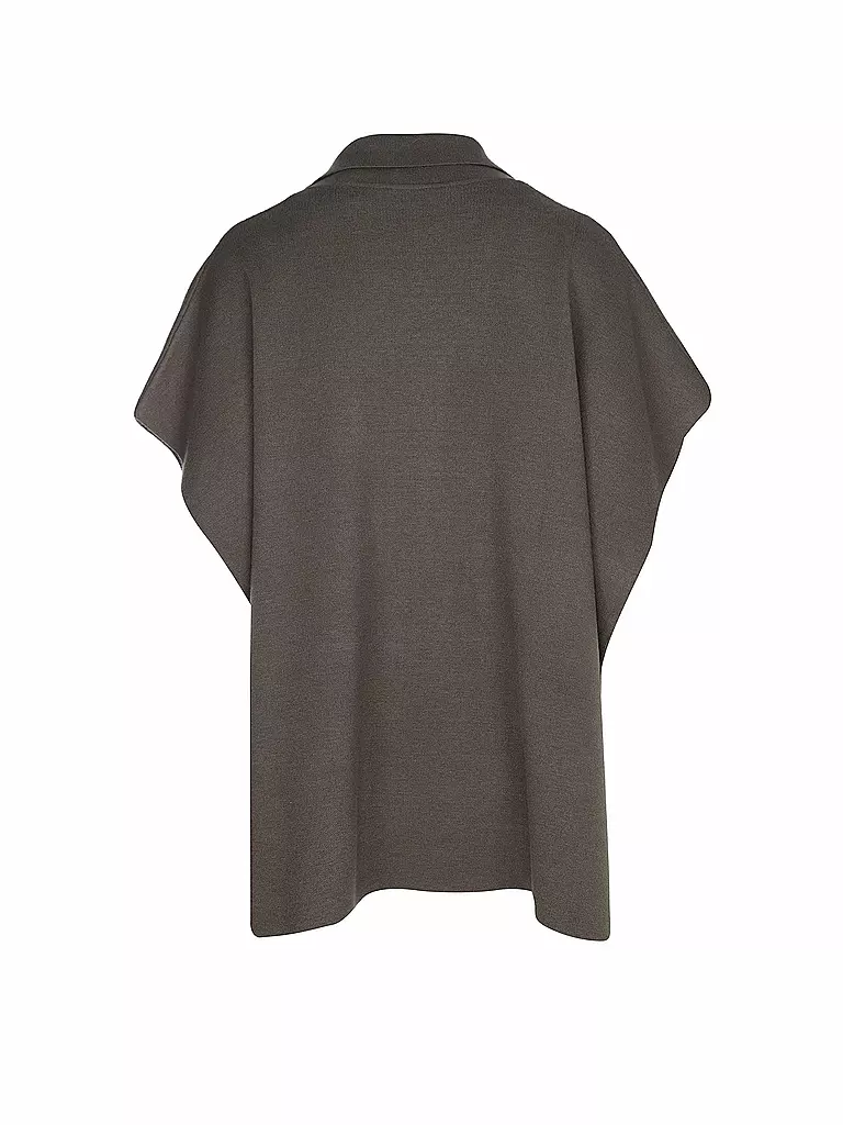 SOMEDAY | Poncho - Cape BOLESI | olive