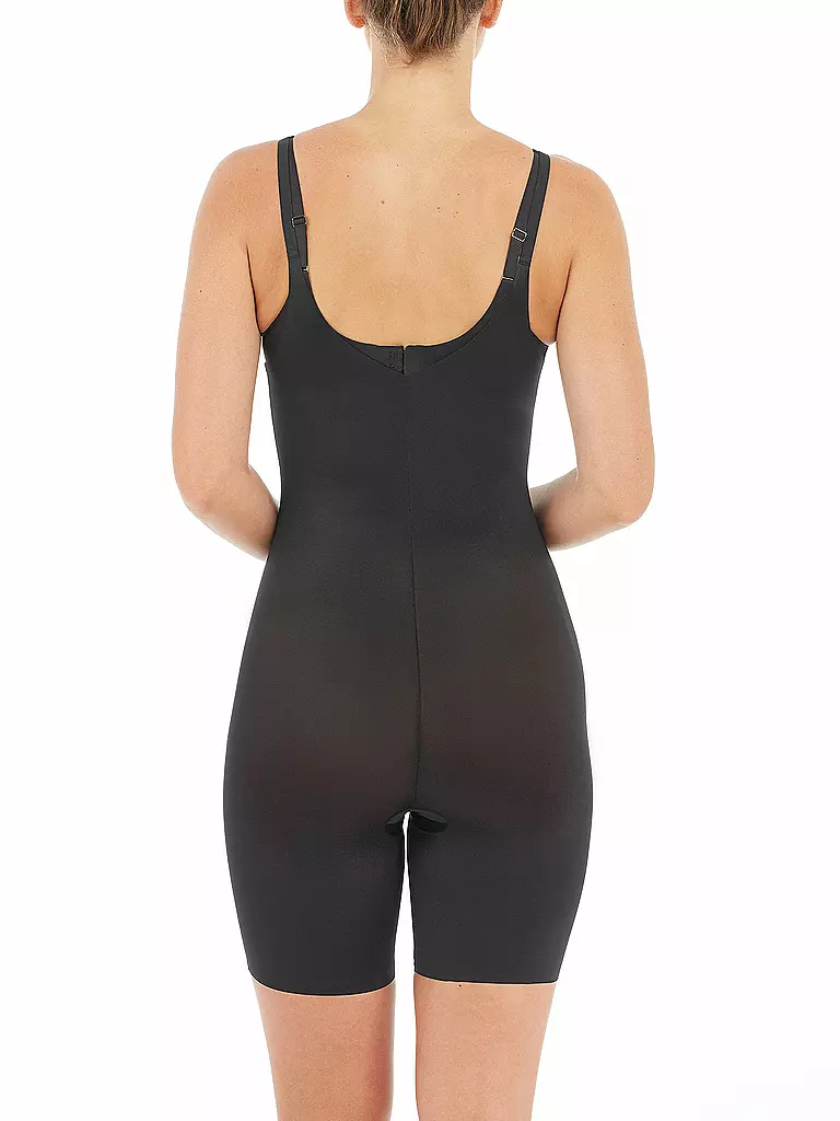 Spanx Thinstincts® 2 0 Open Bust Mid Thigh Bodysuit Black Schwarz