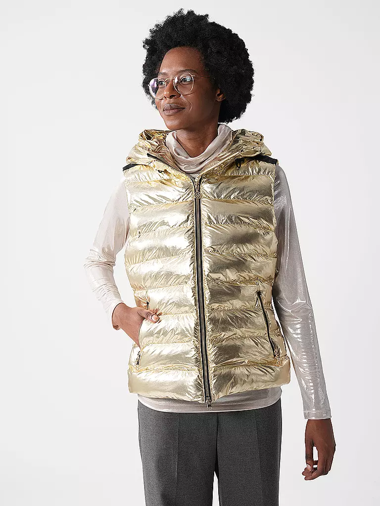 SPORTALM | Steppgilet  | gold