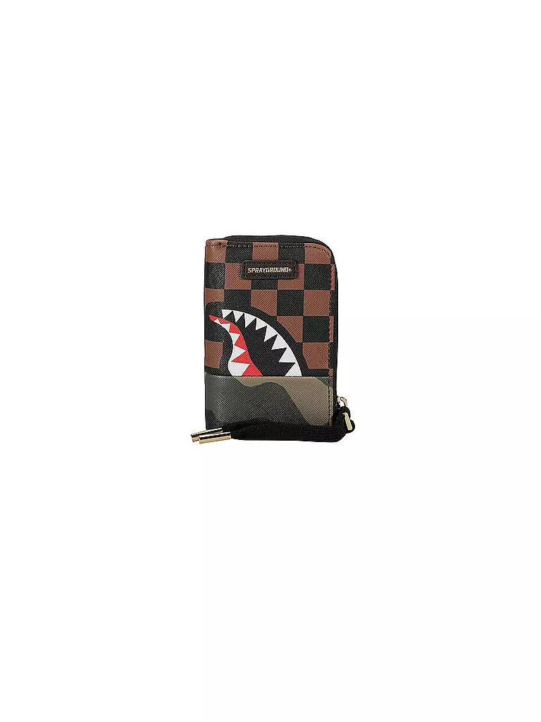 SPRAYGROUND | Geldtasche SIP WITH CAMO ACCENT | braun