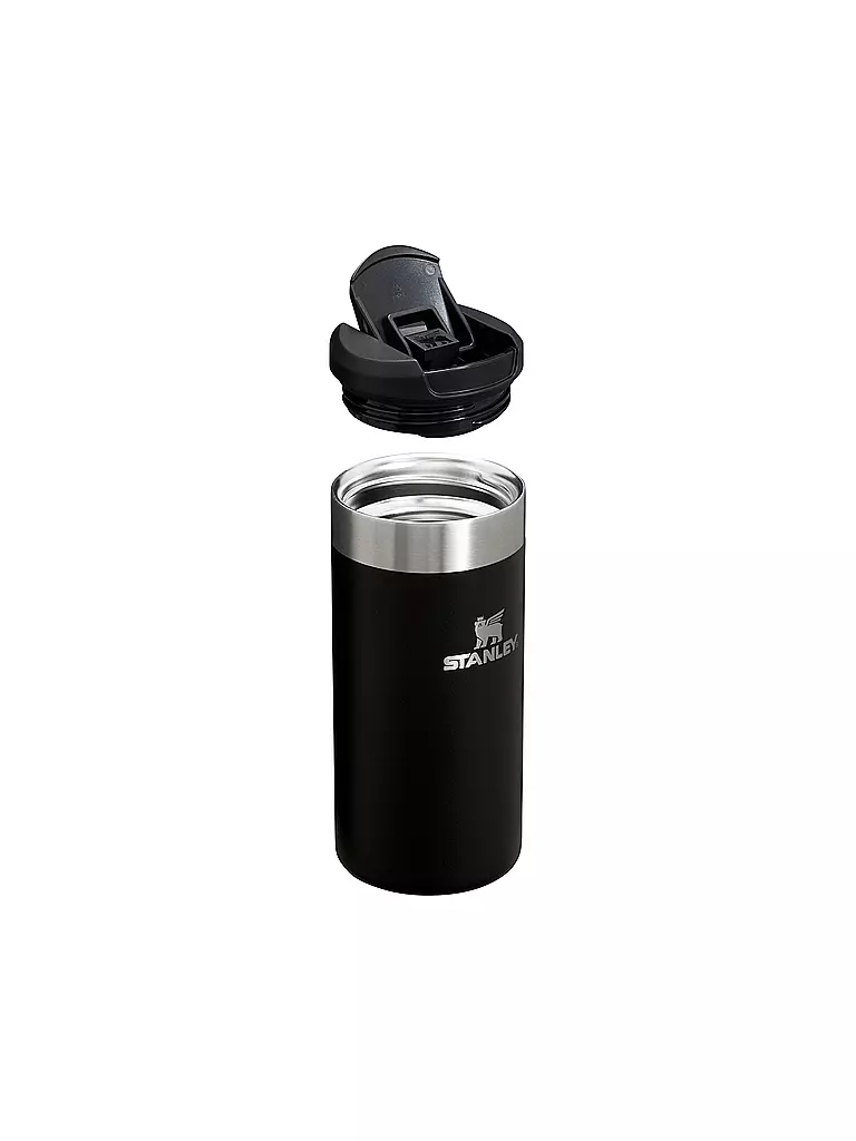 STANLEY | Isoliertrinkbecher AEROLIGHT TRANSIT MUG 0,35l Black 2.0 | schwarz