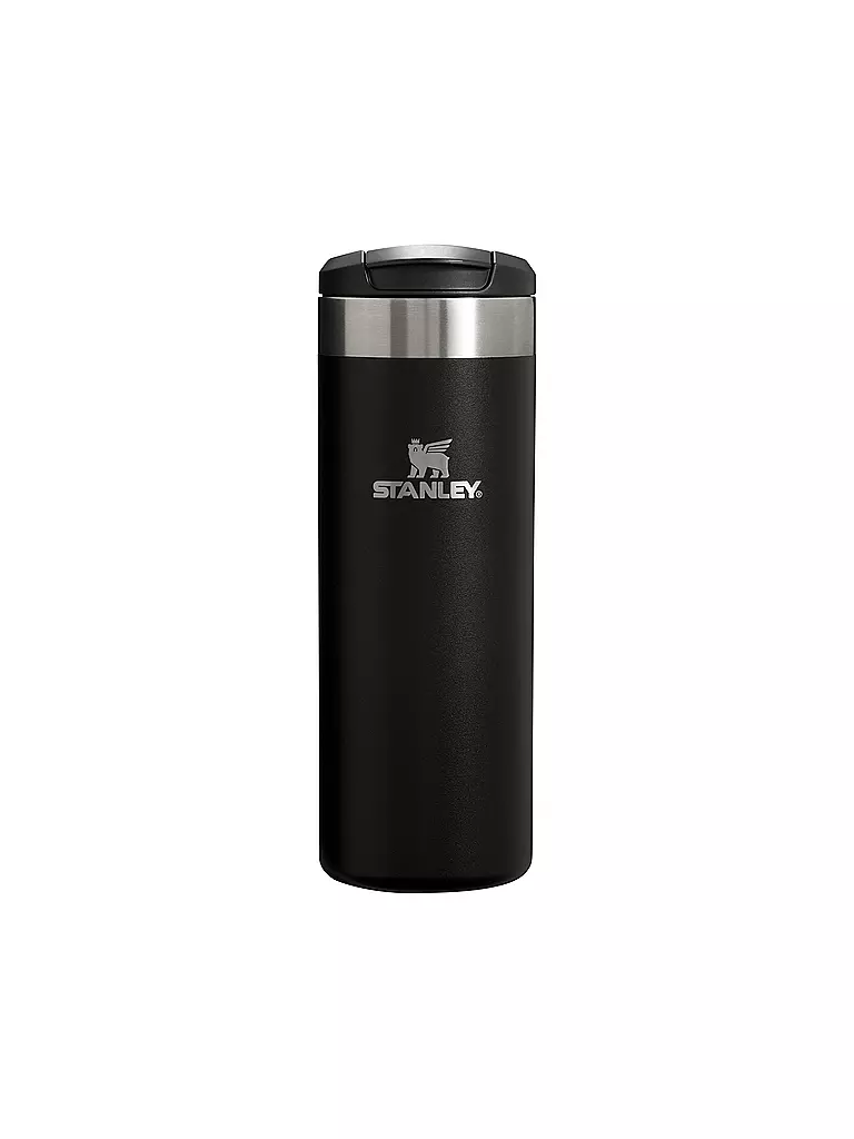 STANLEY | Isoliertrinkbecher AEROLIGHT TRANSIT MUG HAMMERTONE 0,47l Black 2.0 | schwarz