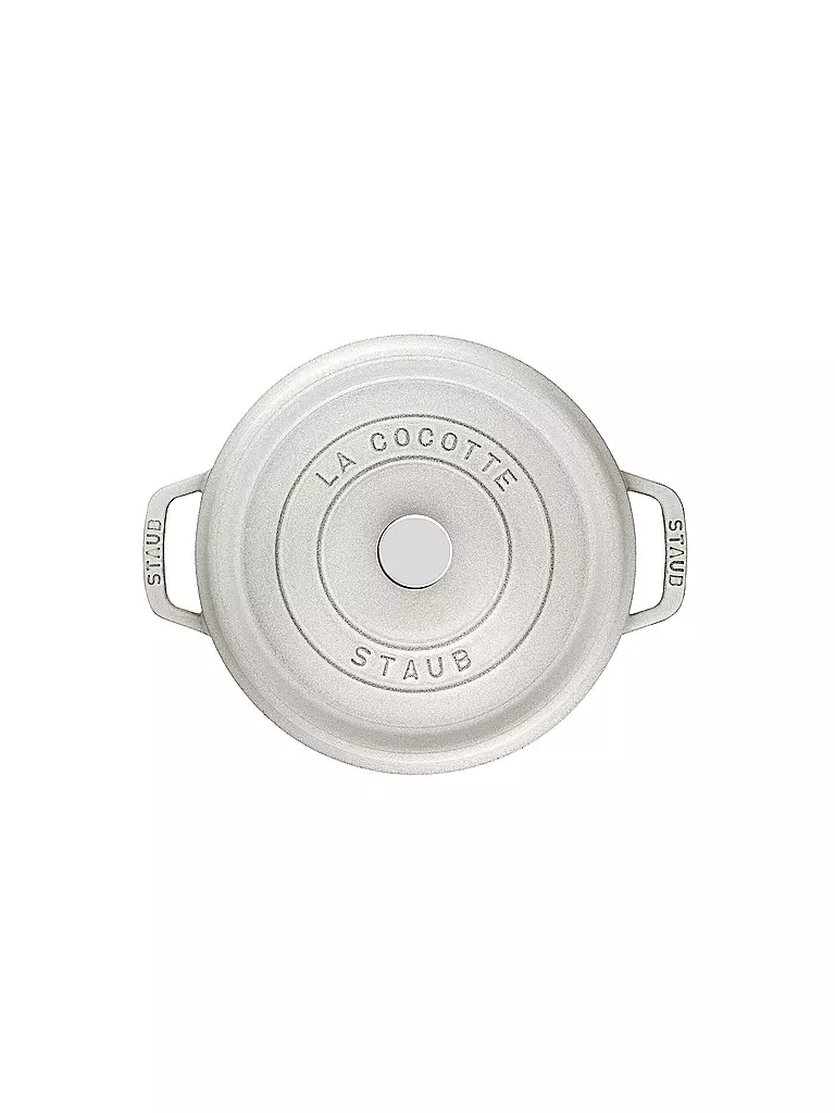 STAUB | Cocotte Twister 20cm White Trueffle | weiss